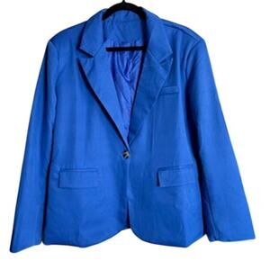 Women's XXL Blue Blazer NWOT!